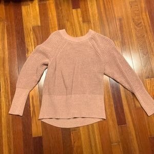 Pink Sweater, fits like a medium